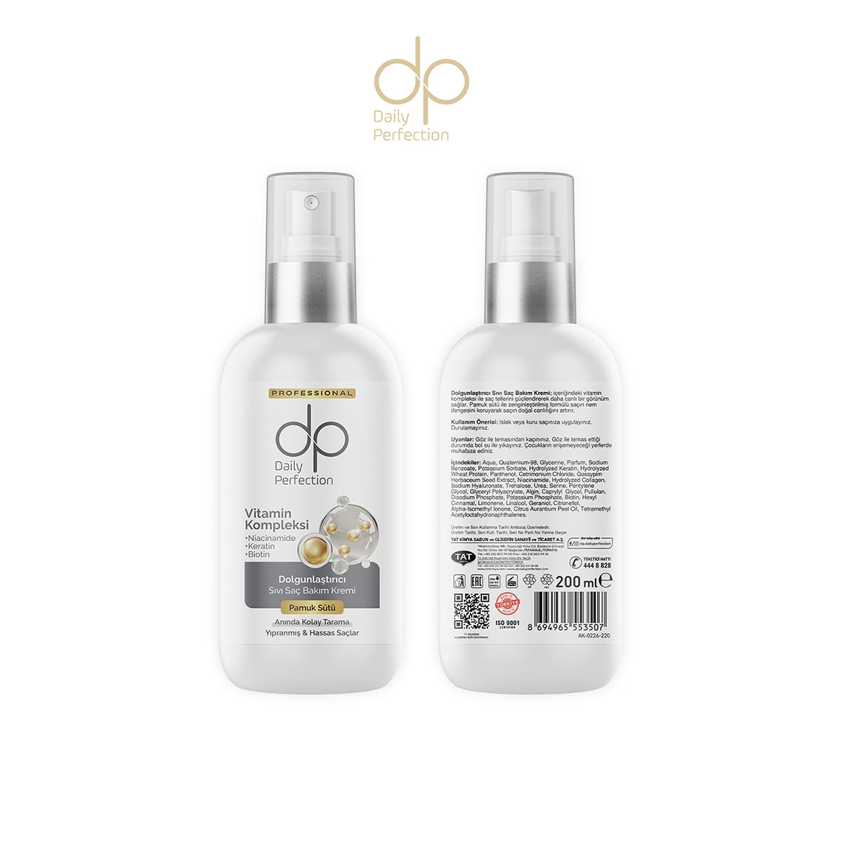 Sıvı Saç Kremi Pamuk Sütü 200 ml