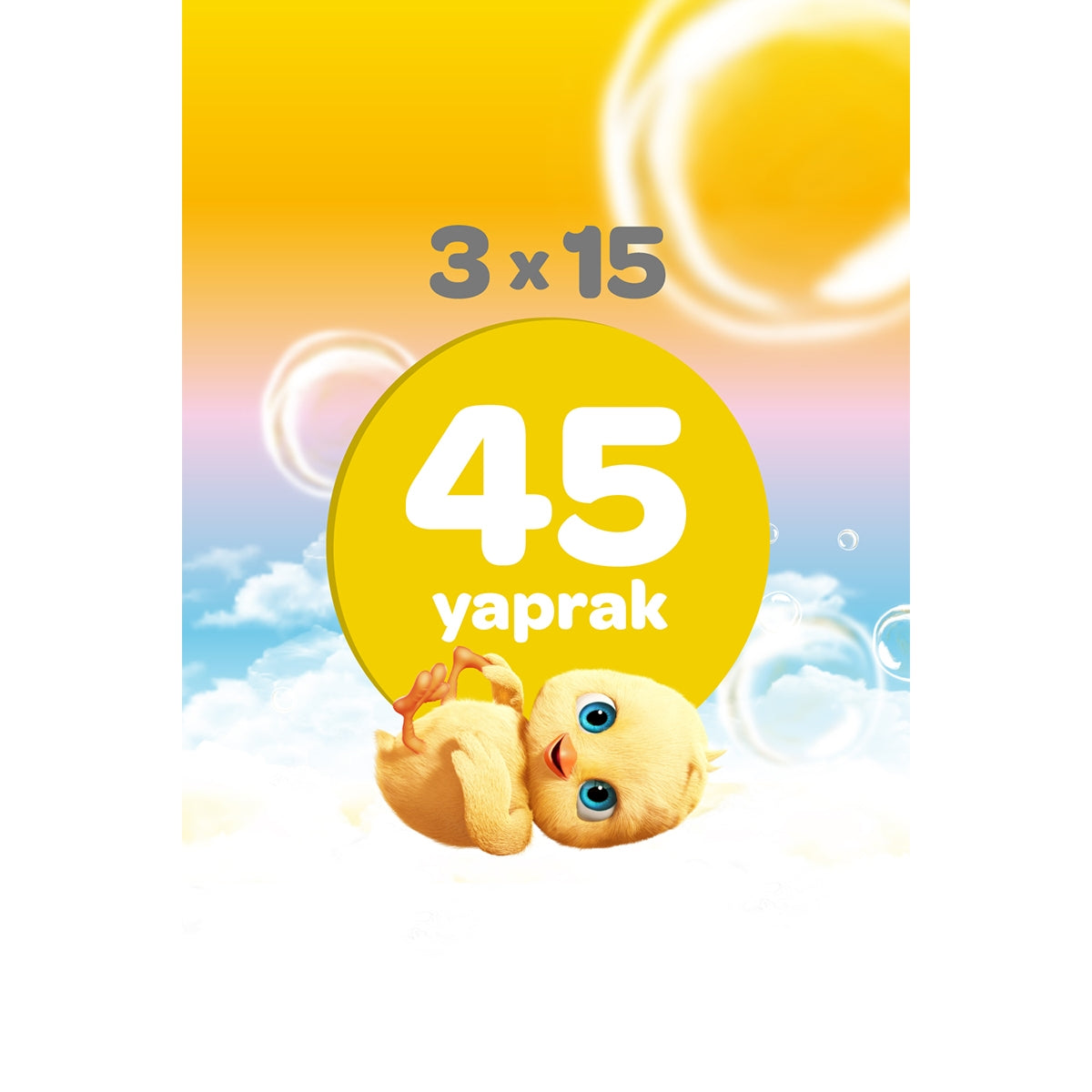 Klasik Bebek Islak Havlu 3x56