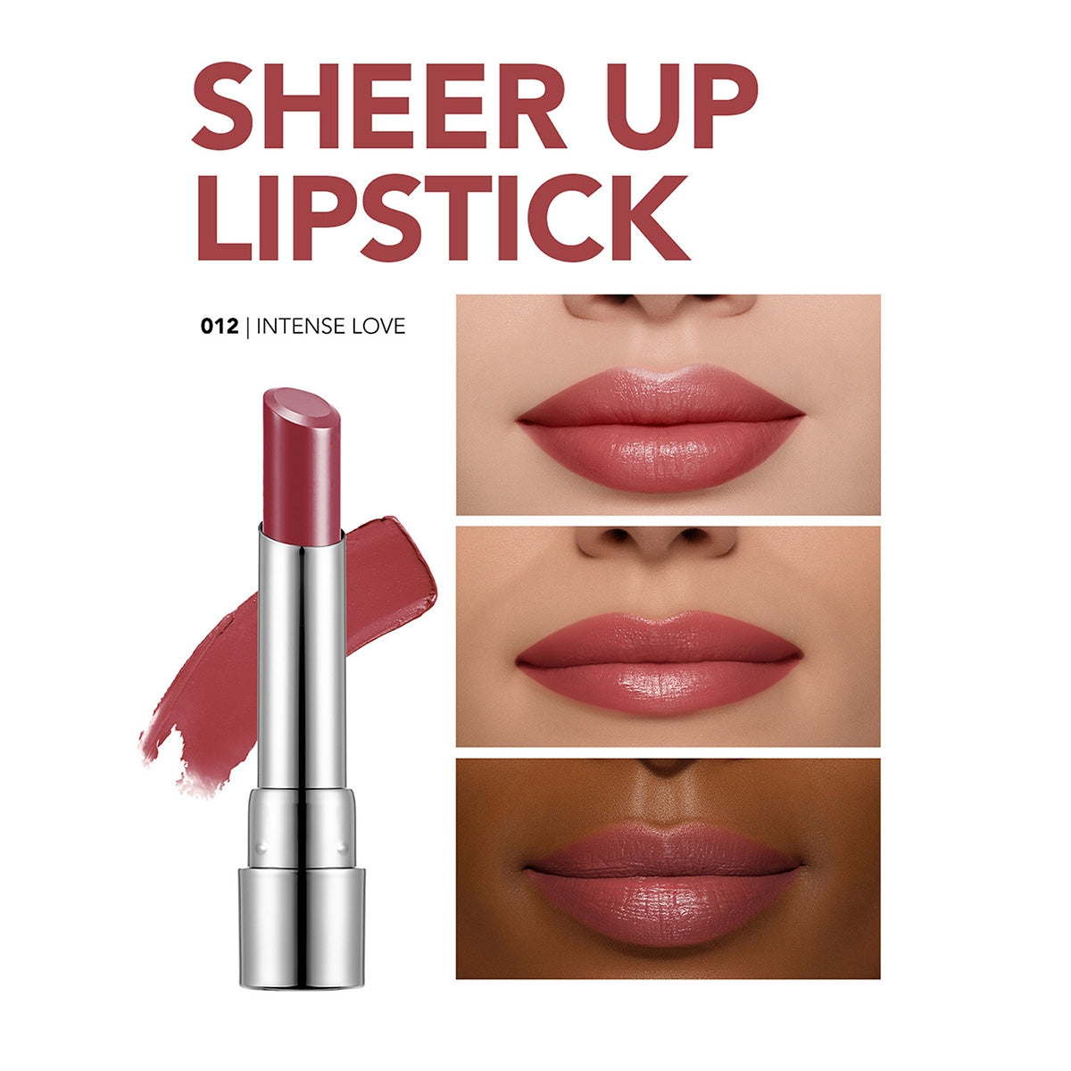 Sheer Up Ruj 012 Intense Love