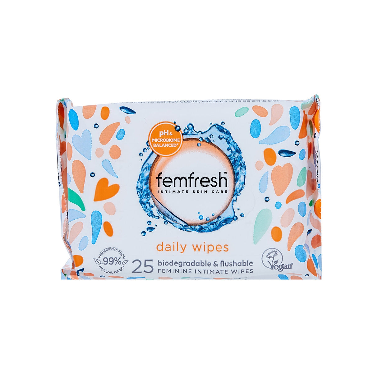 Femfresh Genital Bölge Yıkama Islak Mendili 25'li