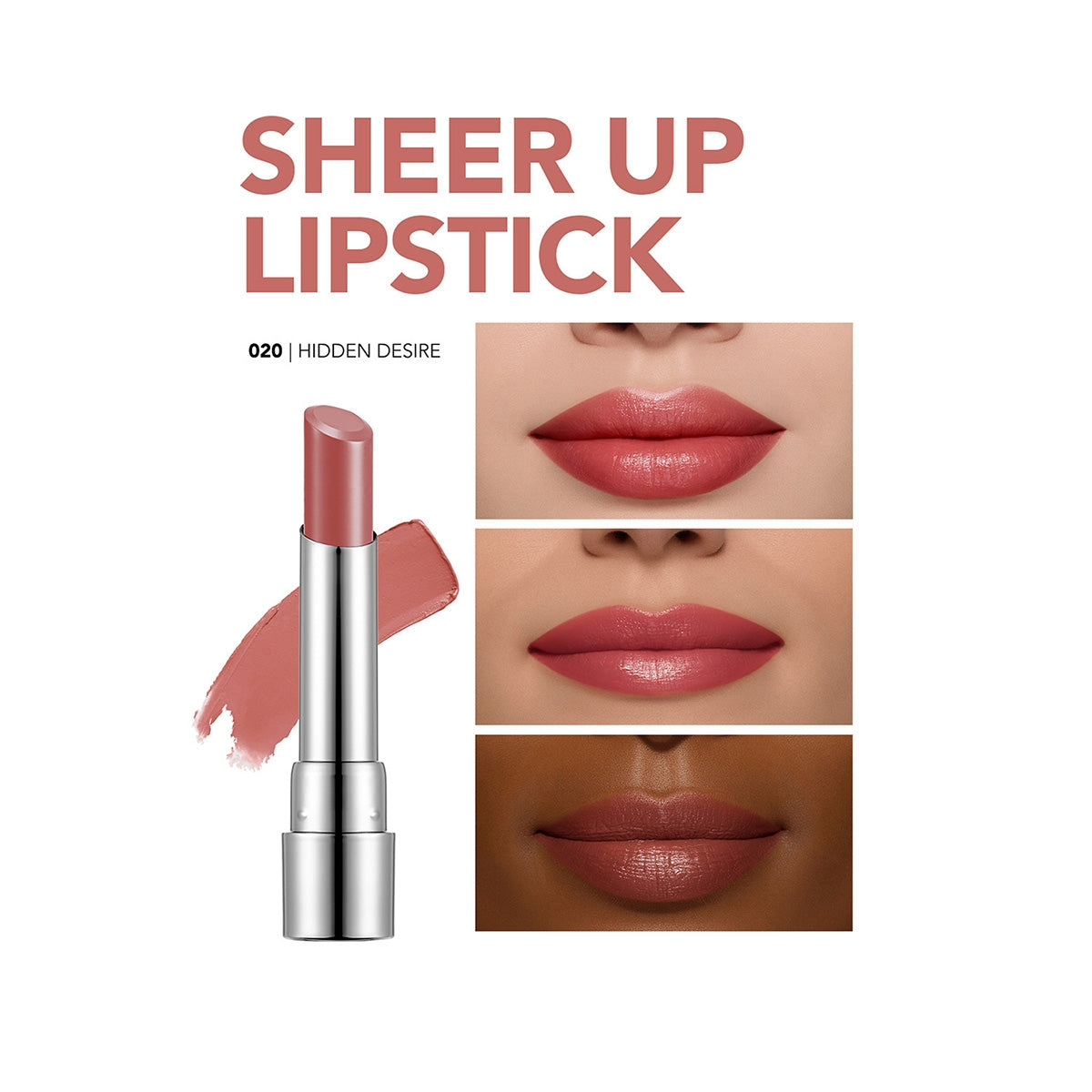 Sheer Up Ruj 020 Hidden Desire