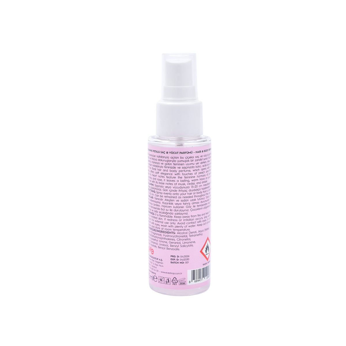 Blooming Petals Saç ve Vücut Parfümü 75ml