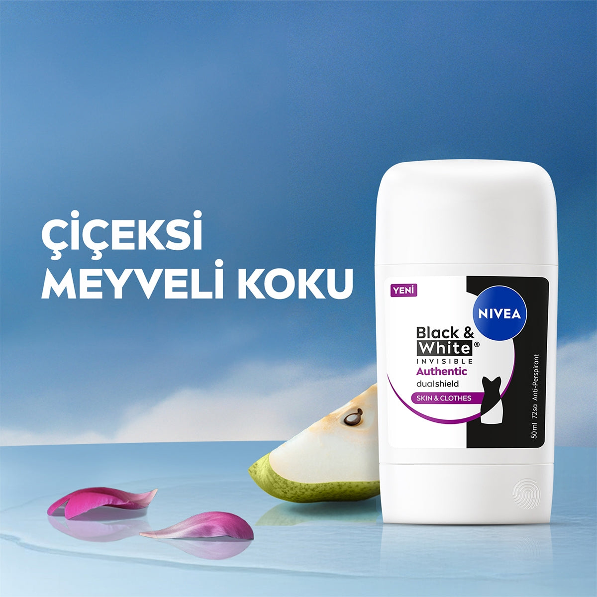 Black and White Authentic Kadın Stick 50ml