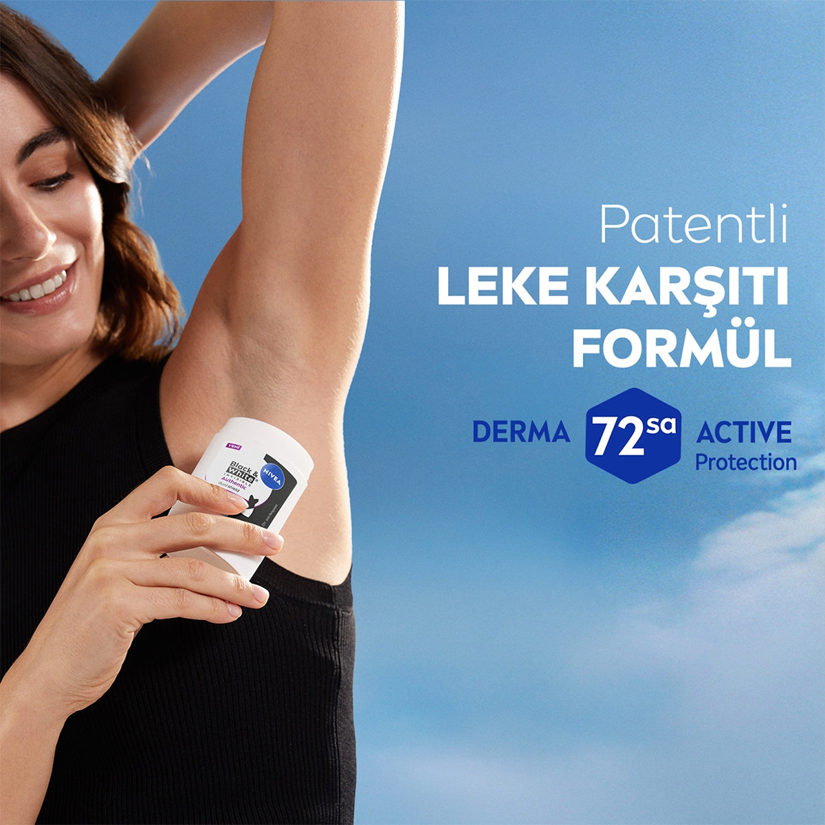 Black and White Authentic Kadın Stick 50ml