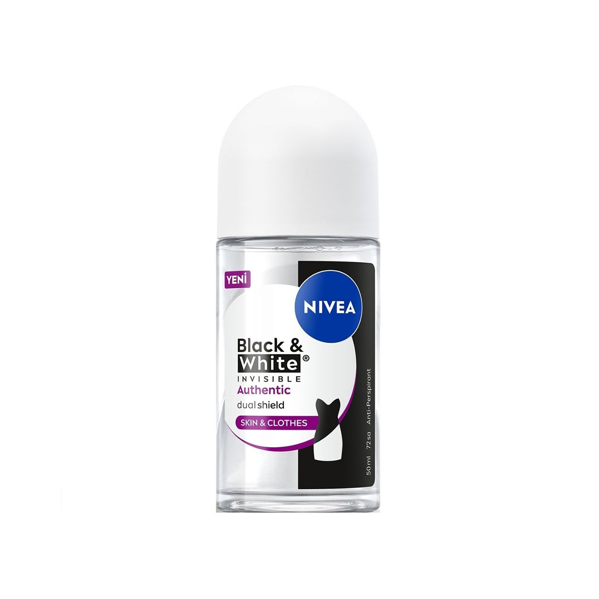 Black and White Authentic Kadın Roll-on 50ml