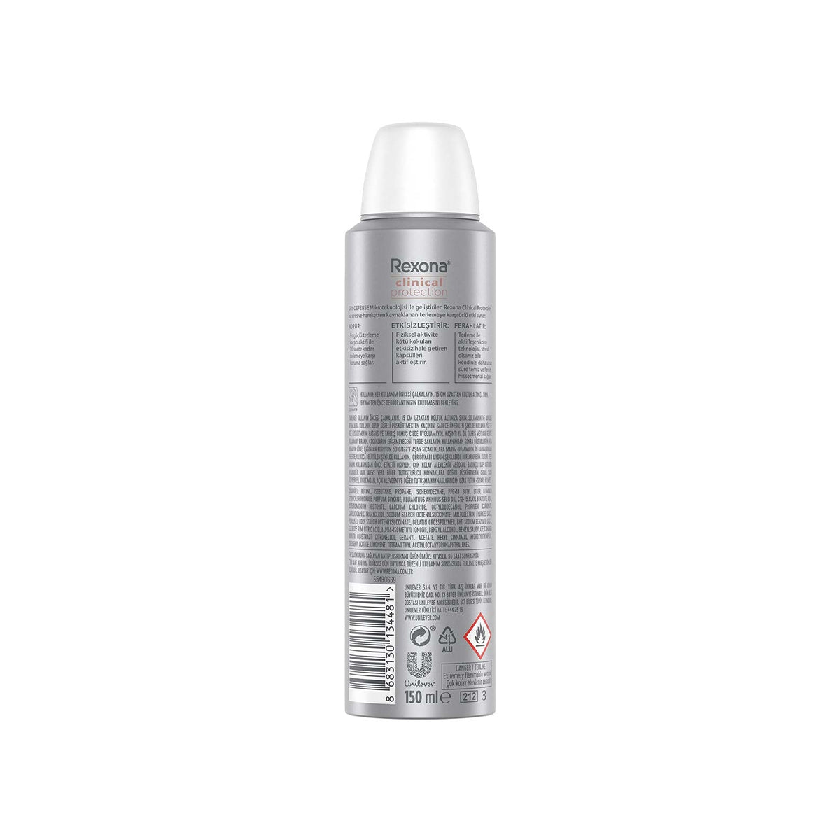 REXONA SPREY DEODORANT CLINICAL PROTECTION 150ML