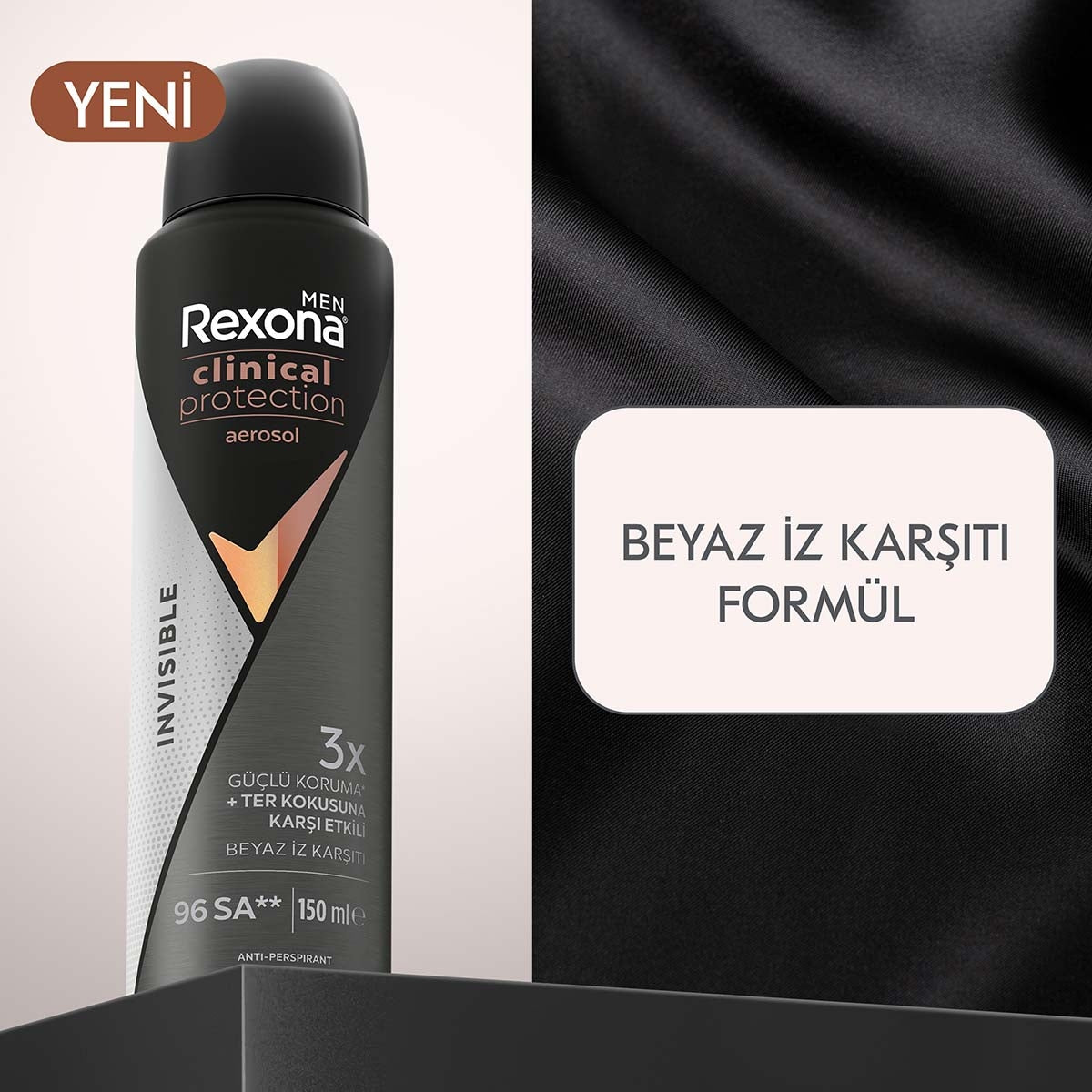 Rexona Men Clinical Protection Invisible Sprey Deodorant 150ML