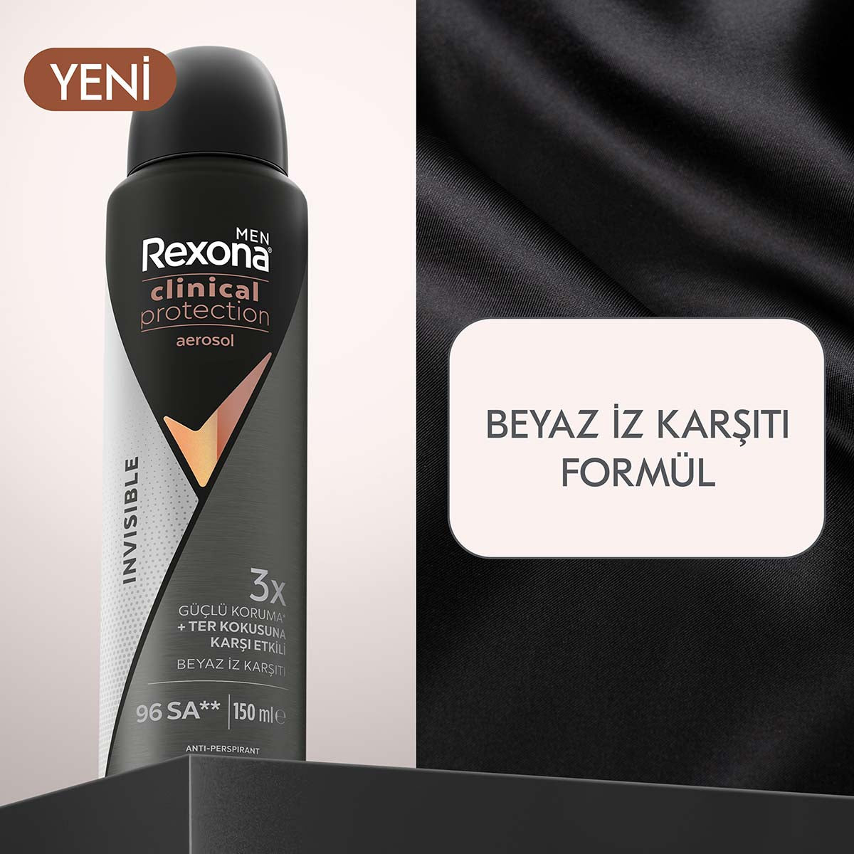 Rexona Men Clinical Protection Invisible Sprey Deodorant 150ML