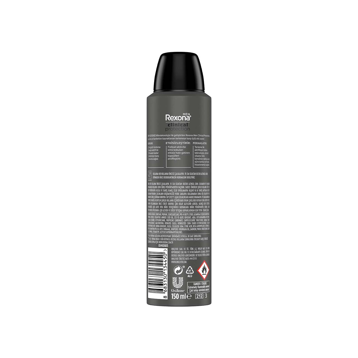 Rexona Men Clinical Protection Invisible Sprey Deodorant 150ML