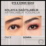 Eye and Cheek Quad Far Paleti Summer Pinks