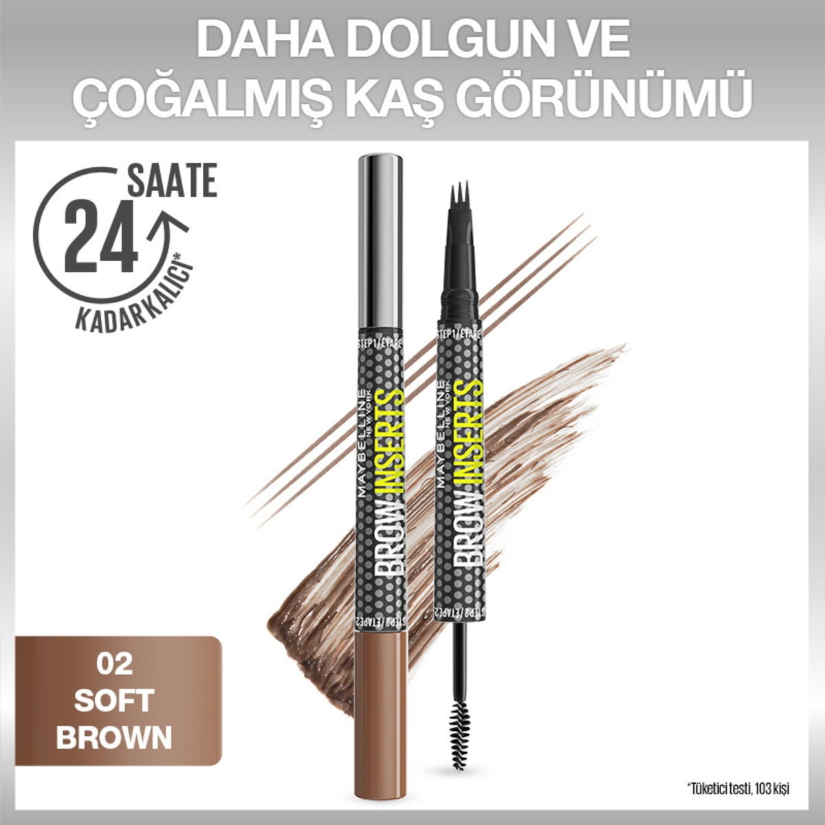 Kaş Kalemi Brow Insert 2 Soft Brown
