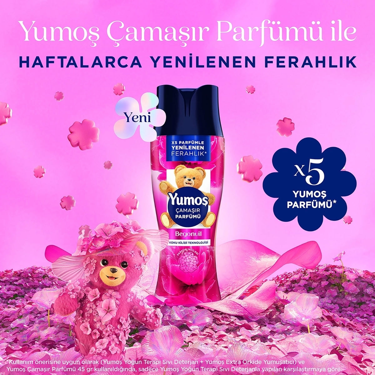 YUMOŞ ÇAMAŞIR PARFÜMÜ BEGONVİL 200 GR