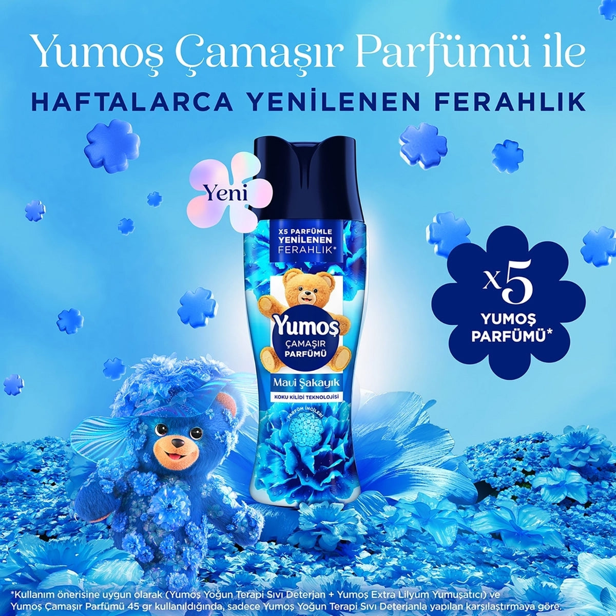 YUMOŞ ÇAMAŞIR PARFÜMÜ MAVİ ŞAKAYIK 200 GR