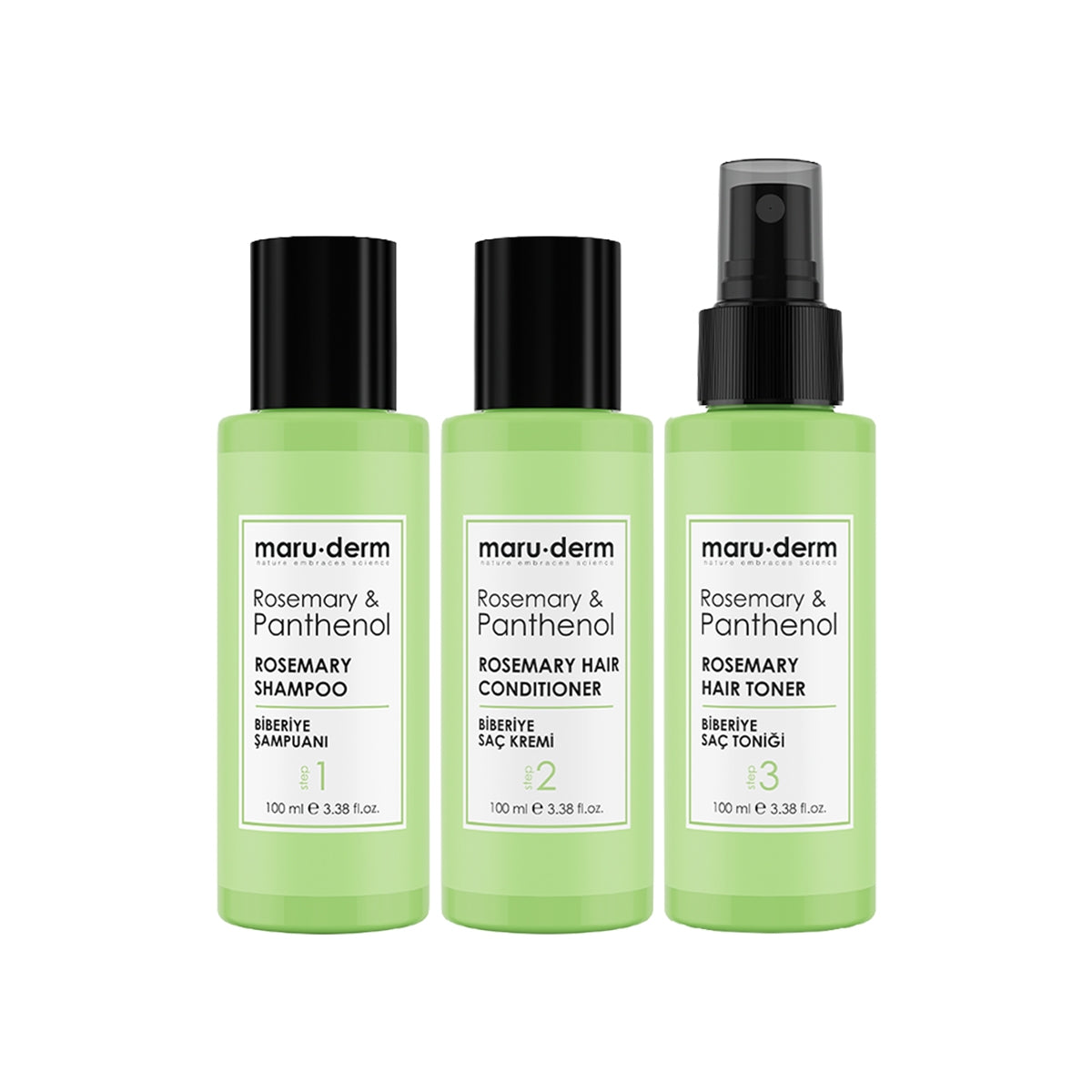 MARUDERM ROSEMARY BİBERİYE SAÇ BAKIM SET