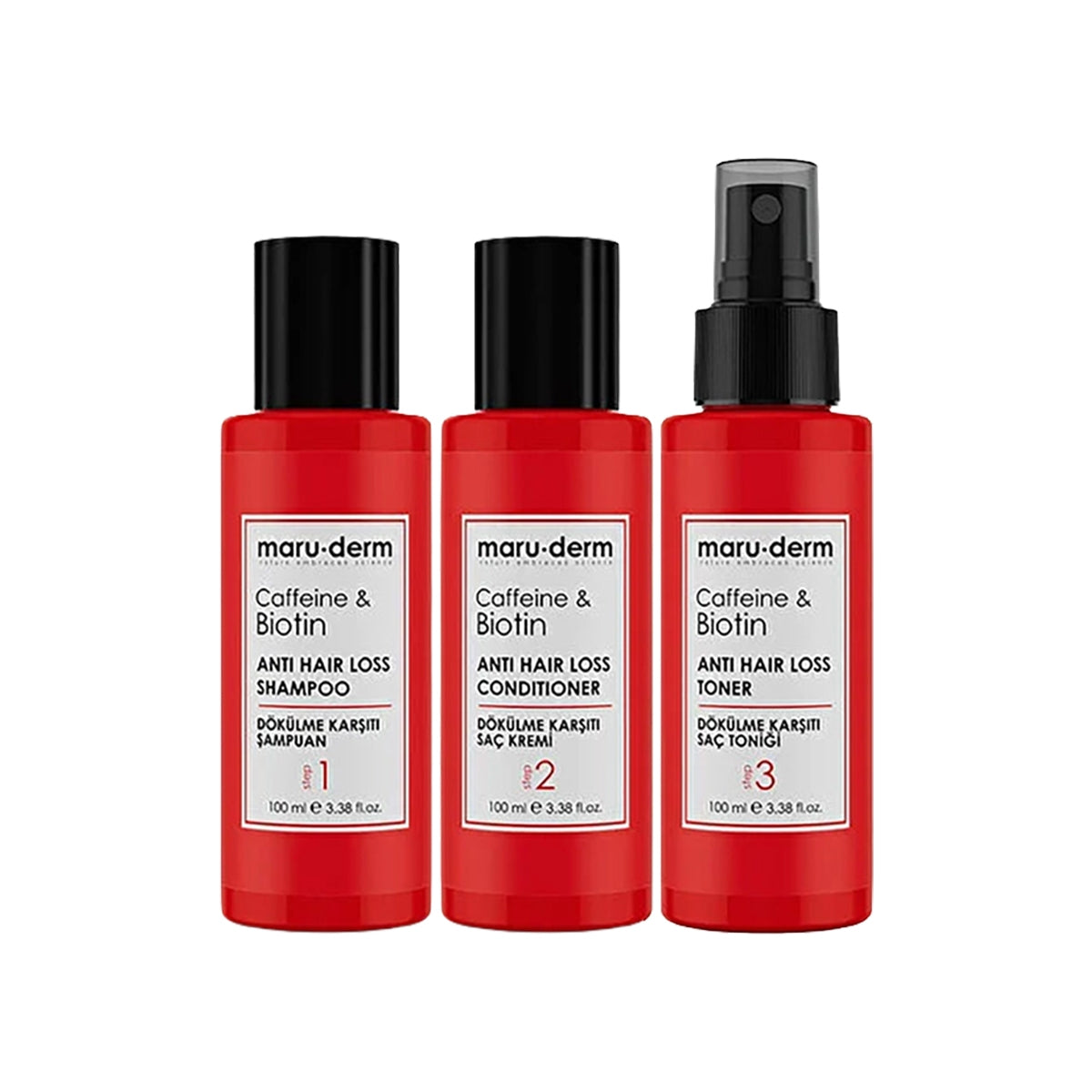 MARUDERM SAÇ BAKIM SET DÖKÜLME KARŞITI