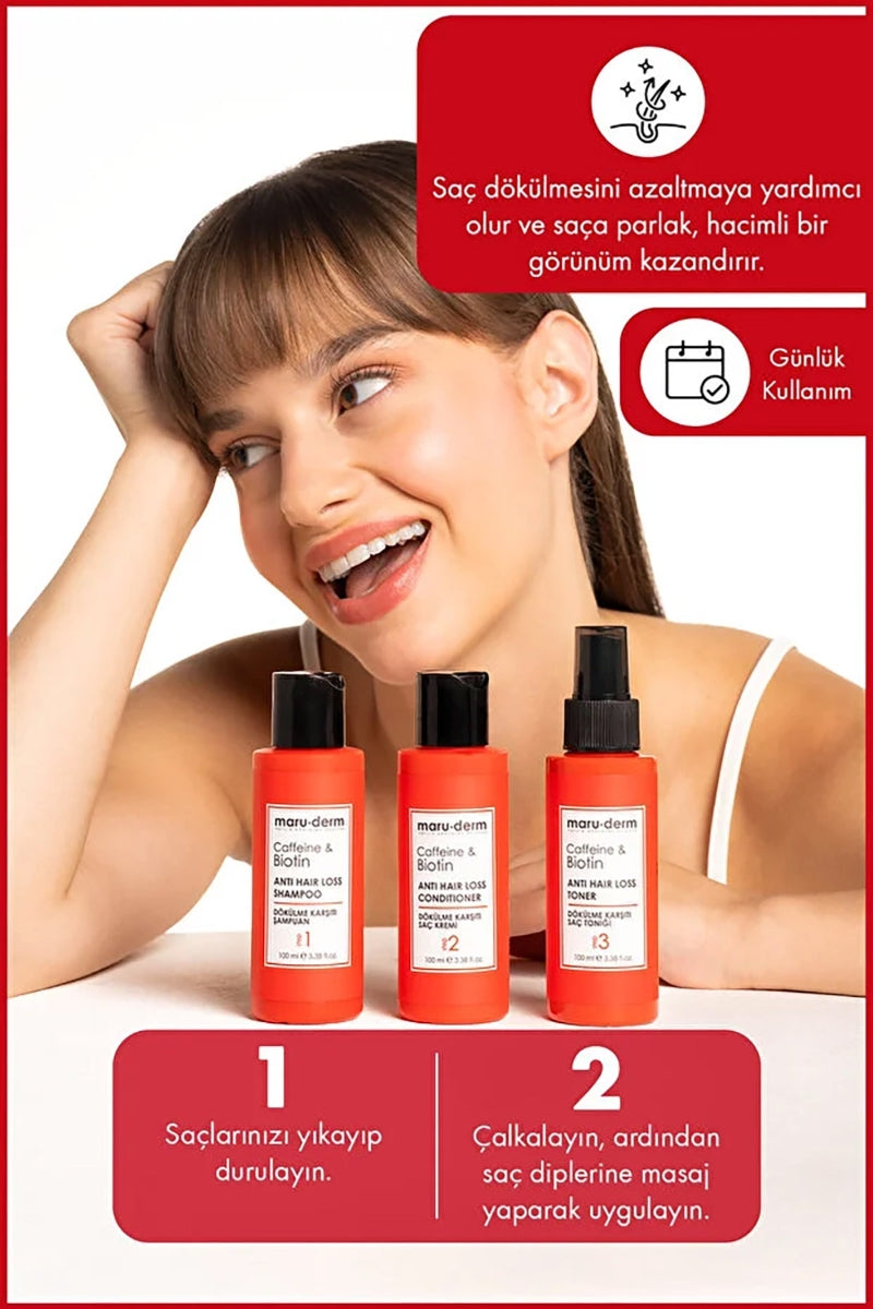 Saç Toniği Kafein ve Biotin 100ML