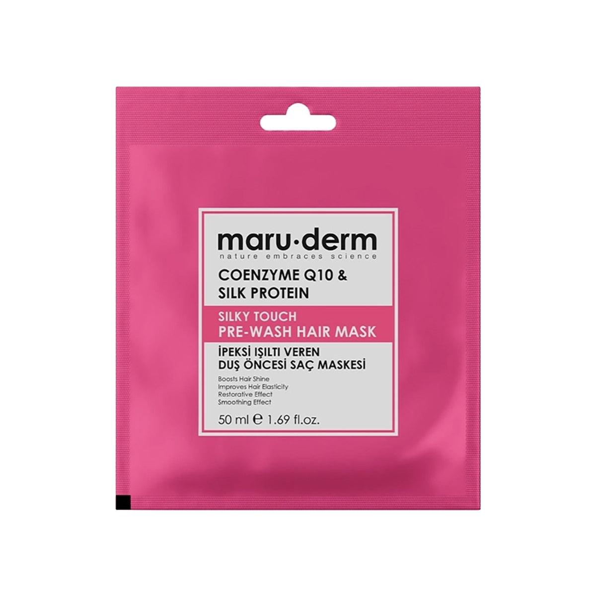 MARUDERM SAÇ MASKESİ İPEKSİ IŞILTI 50 ML