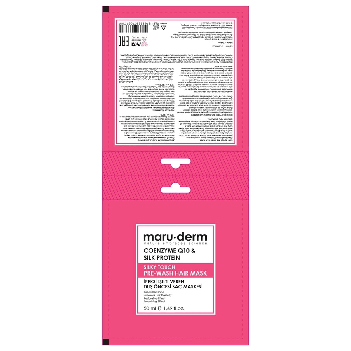 MARUDERM SAÇ MASKESİ İPEKSİ IŞILTI 50 ML