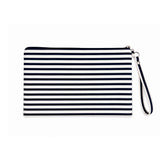 Çizgili Clutch Çanta