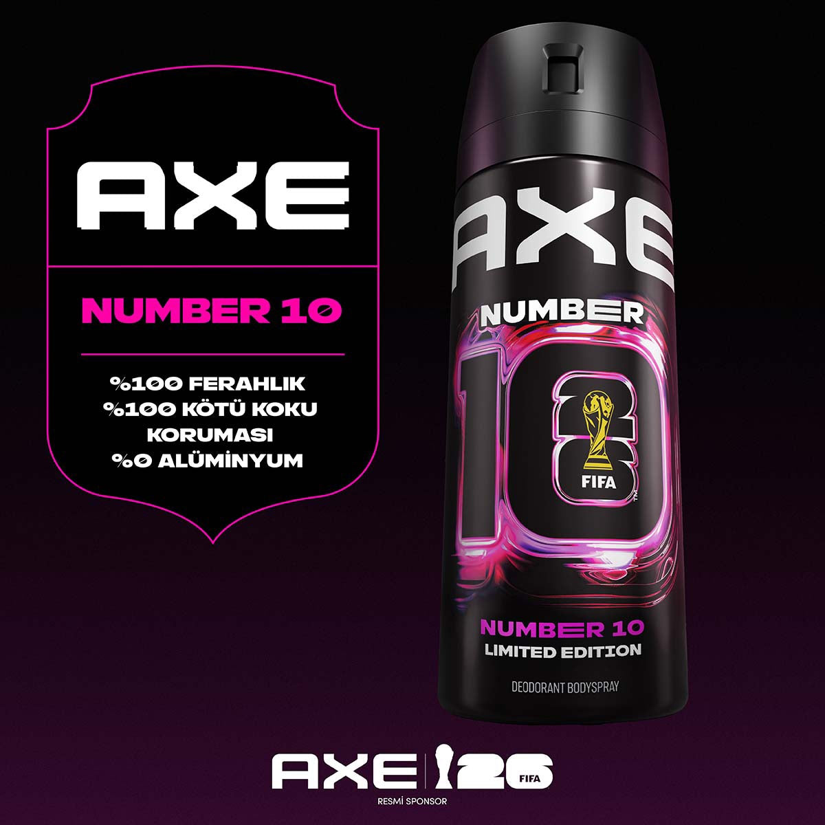 AXE DEO SPREY NUMBER 10 150ML