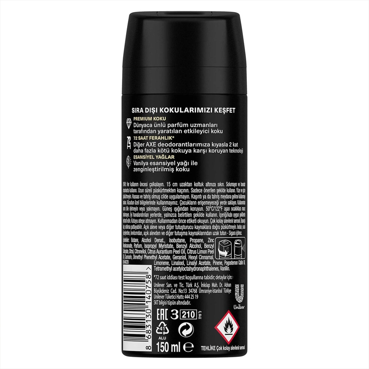AXE DEO SPREY MARSHMELLOW SMOKE 150ML