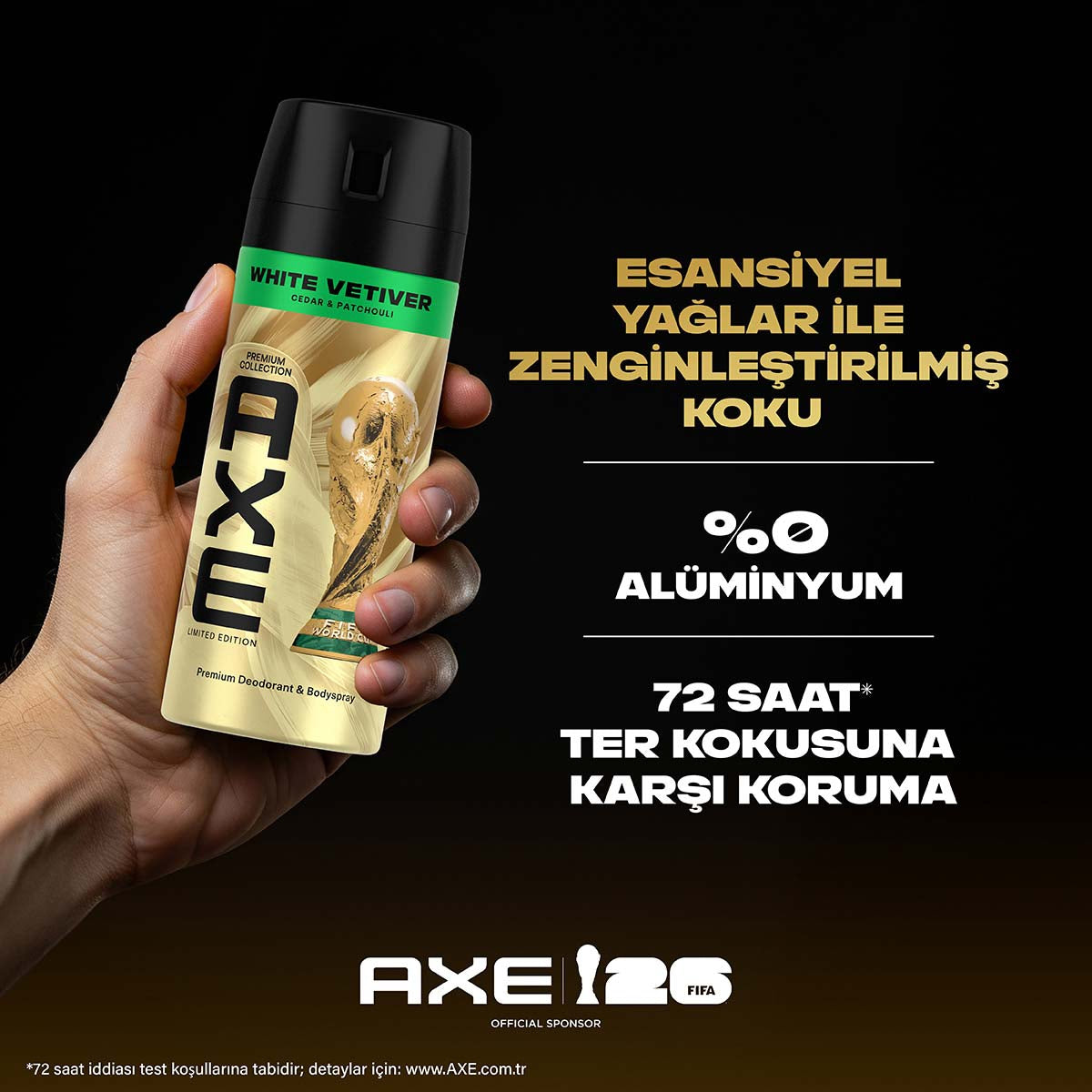 AXE DEO SPREY WHITE VETIVER 150ML