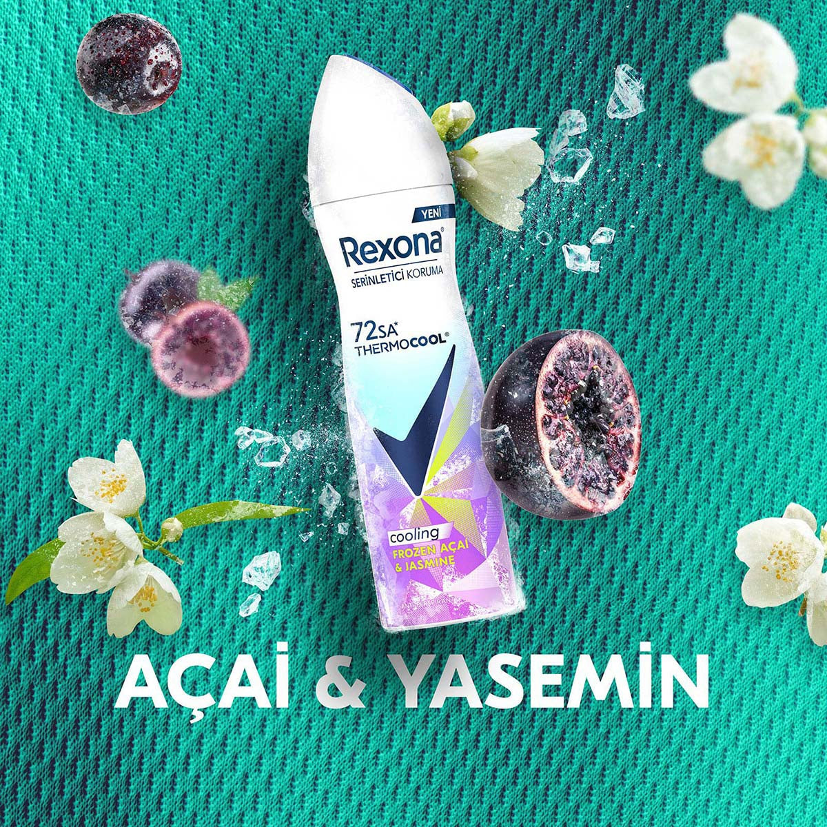 REXONA KADIN DEO FROZEN ACAI YASMN 150ML