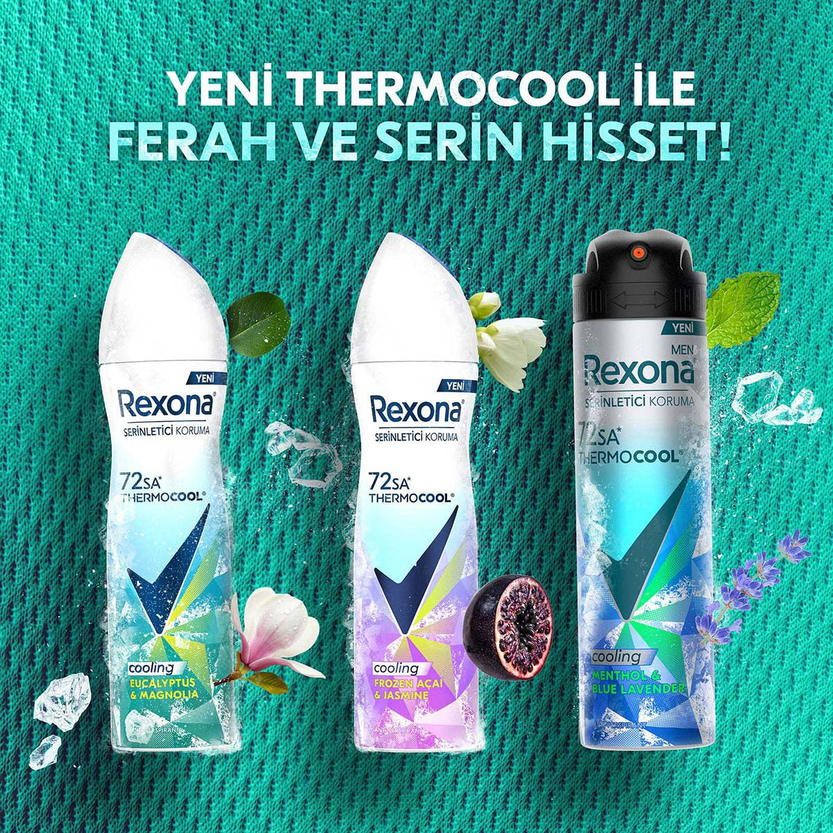 REXONA ERKK DEO MNTHL AND BLUE LAV 150ML