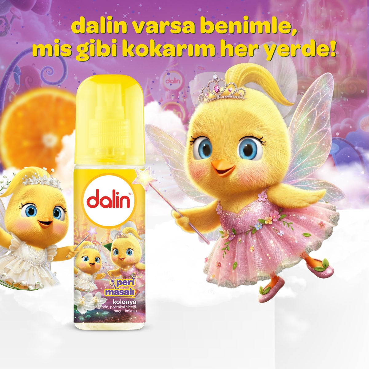 Dalin Peri Masalı Bebek Kolonyası 150 ml