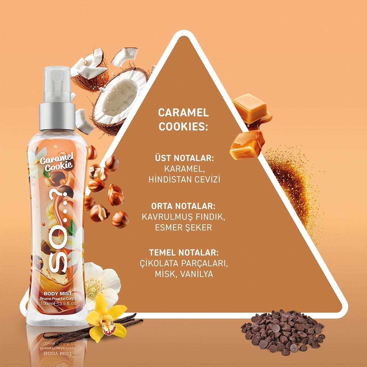 SO BODY MIST CARAMEL COOKIES 100ML