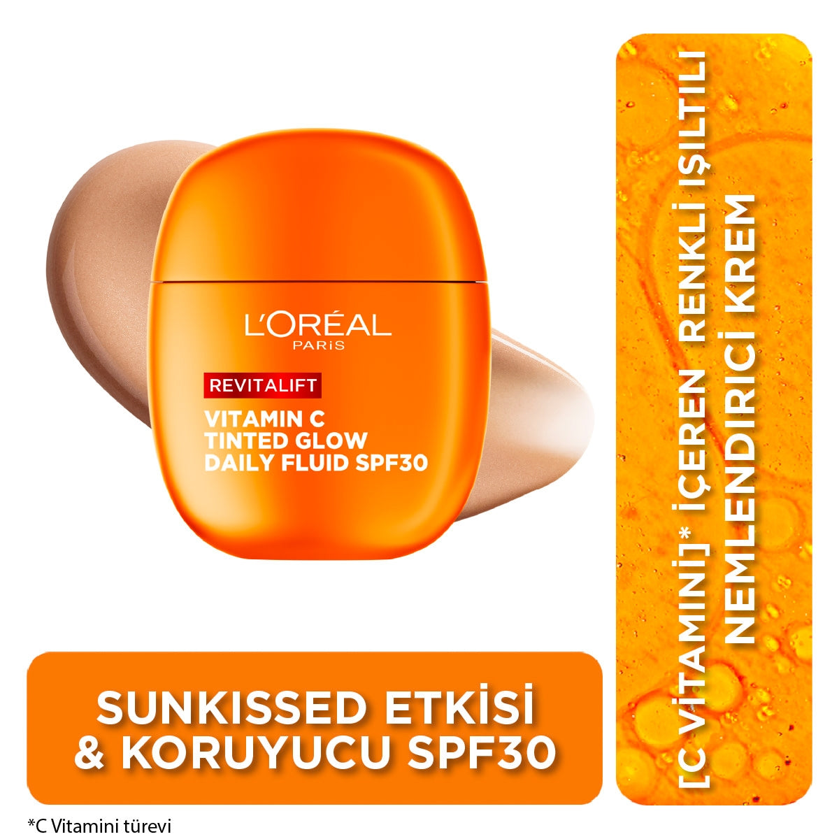Revitalift C Vitamini Renkli Işıltılı Nemlendirici Krem SPF30