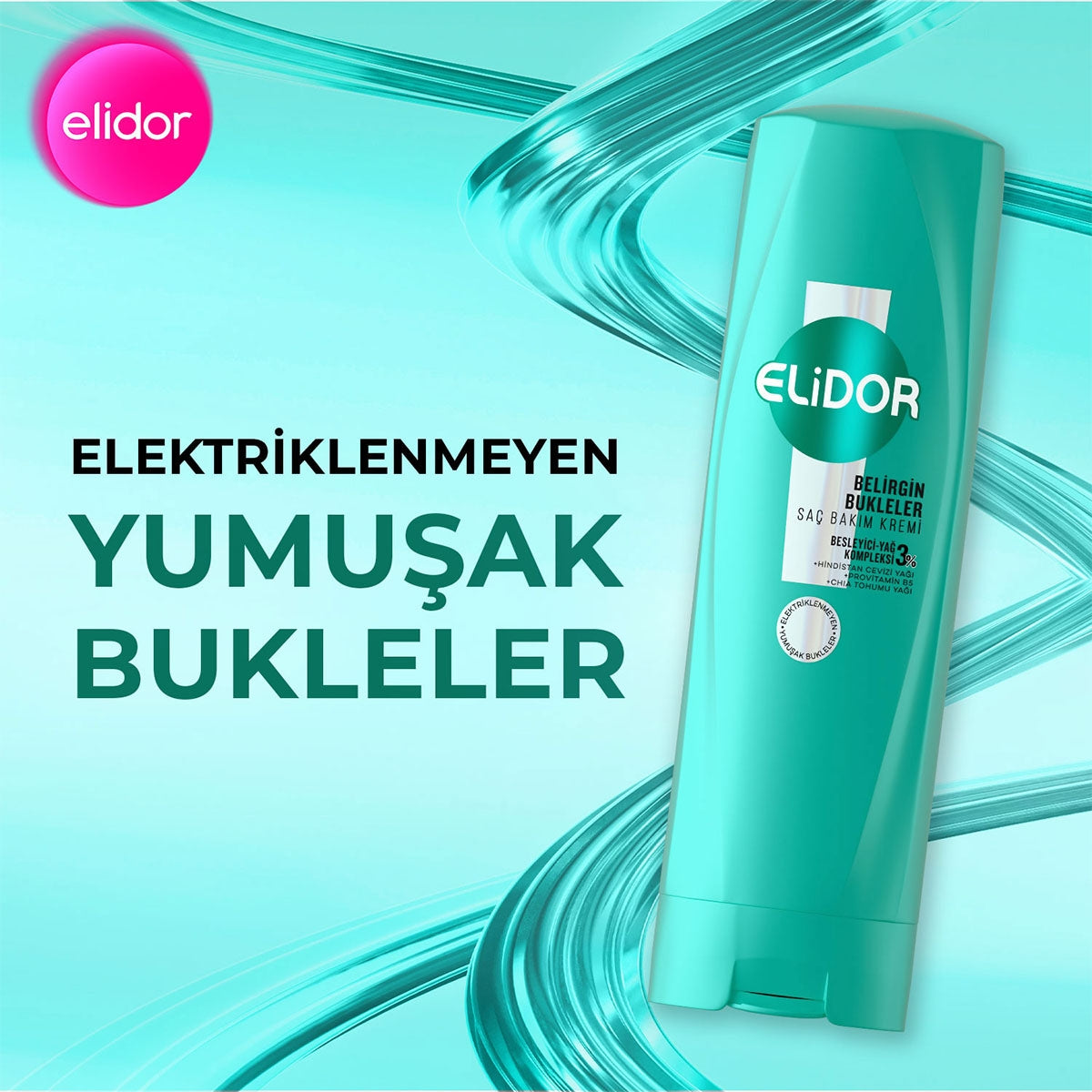 ELIDOR ŞAMPUAN BELİRGİN BUKLELER 400ML