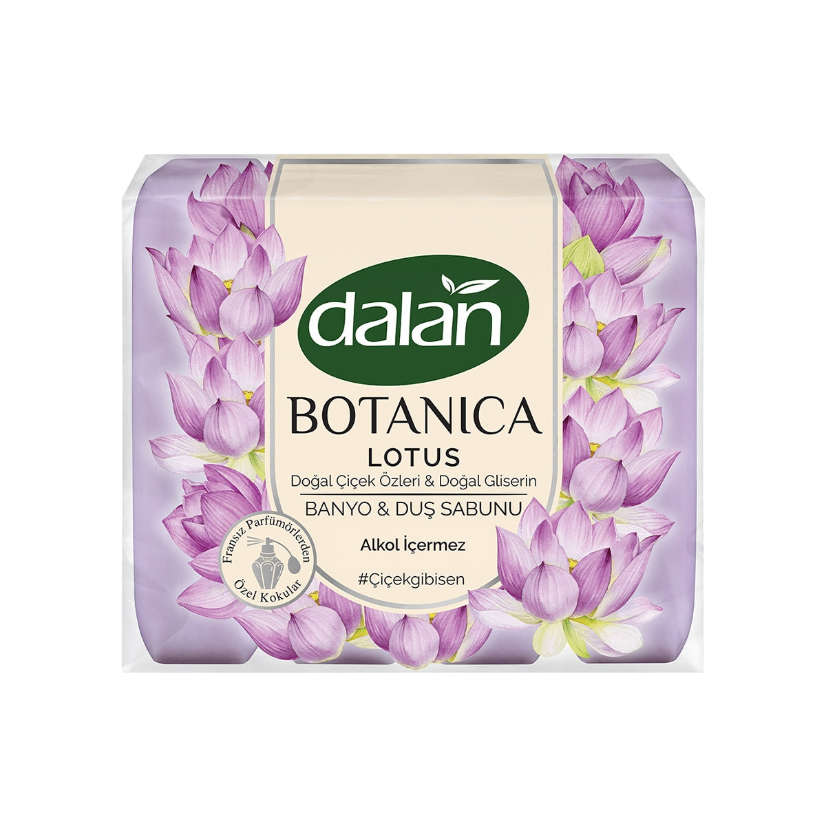 Dalan Botanica Lotus Banyo ve Duş Sabunu 150 gr x 4