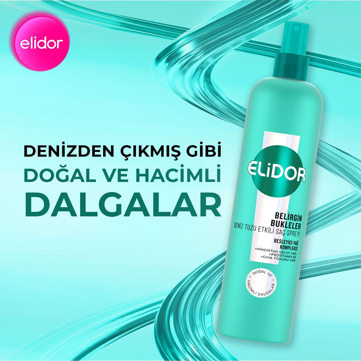 ELIDOR SAÇ SPREY BELİRGİN BUKLELER 190ML
