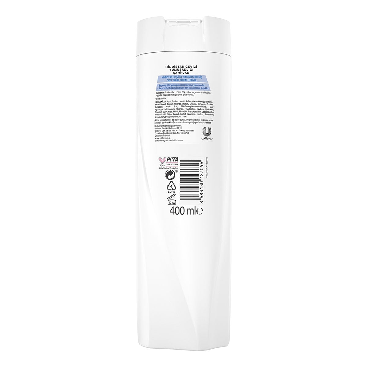ELIDOR ŞAMPUAN HINDISTAN CEVIZI 400ML