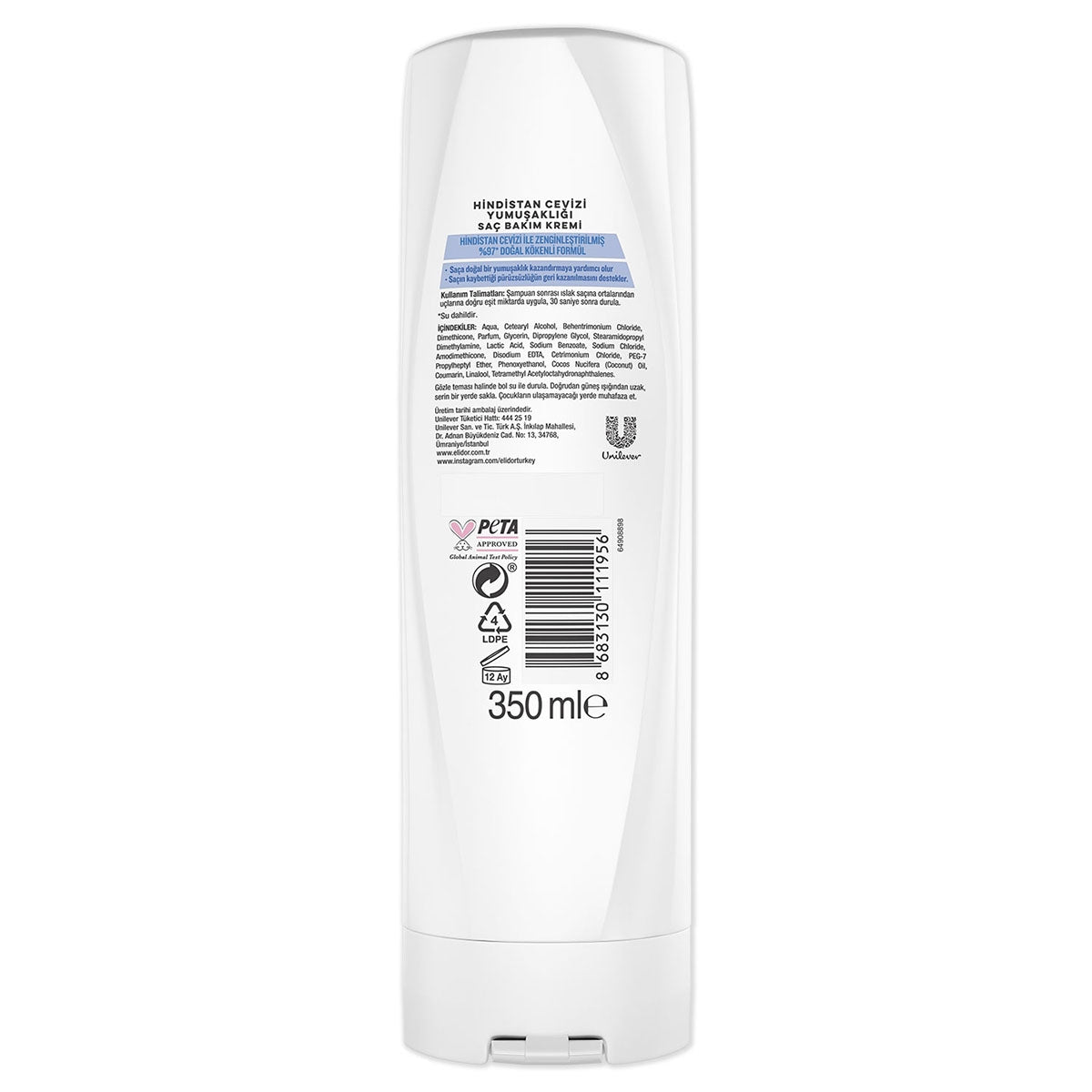 ELIDOR SAÇ KREMİ HINDISTAN CEVIZI 350ML