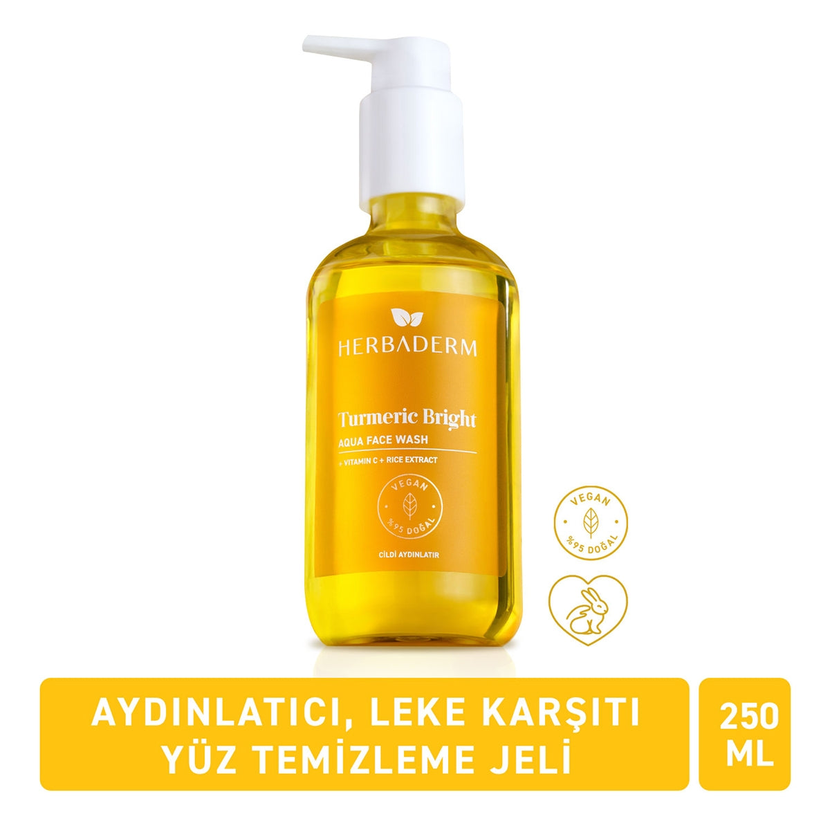 Turmeric Bright Aqua Yüz Temizleme Jeli 250 ml