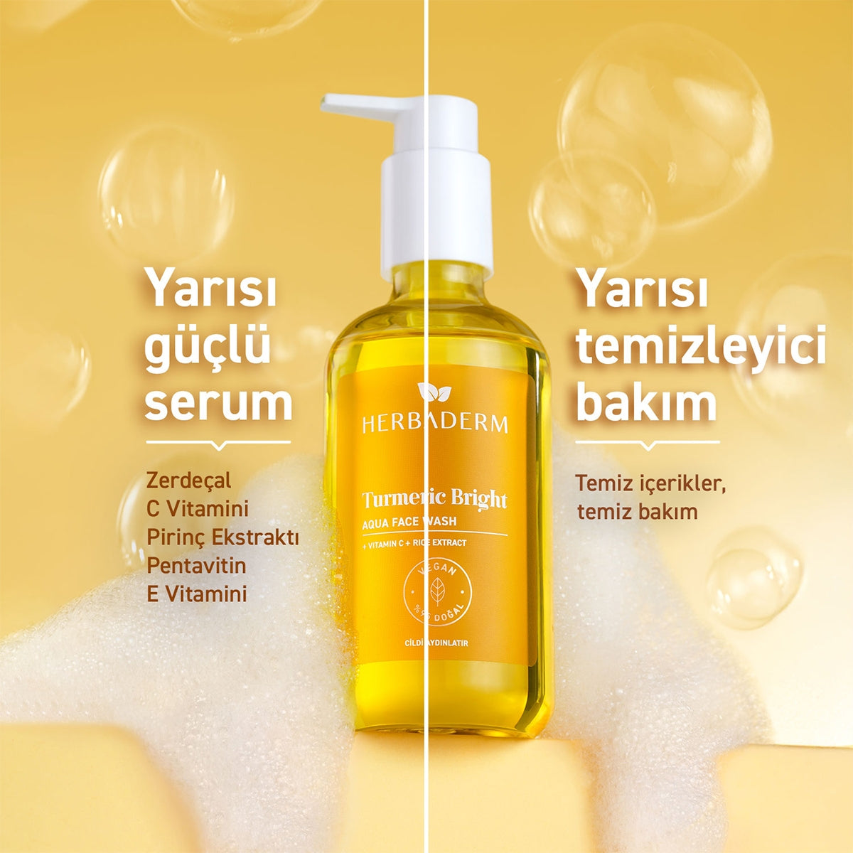 Turmeric Bright Aqua Yüz Temizleme Jeli 250 ml