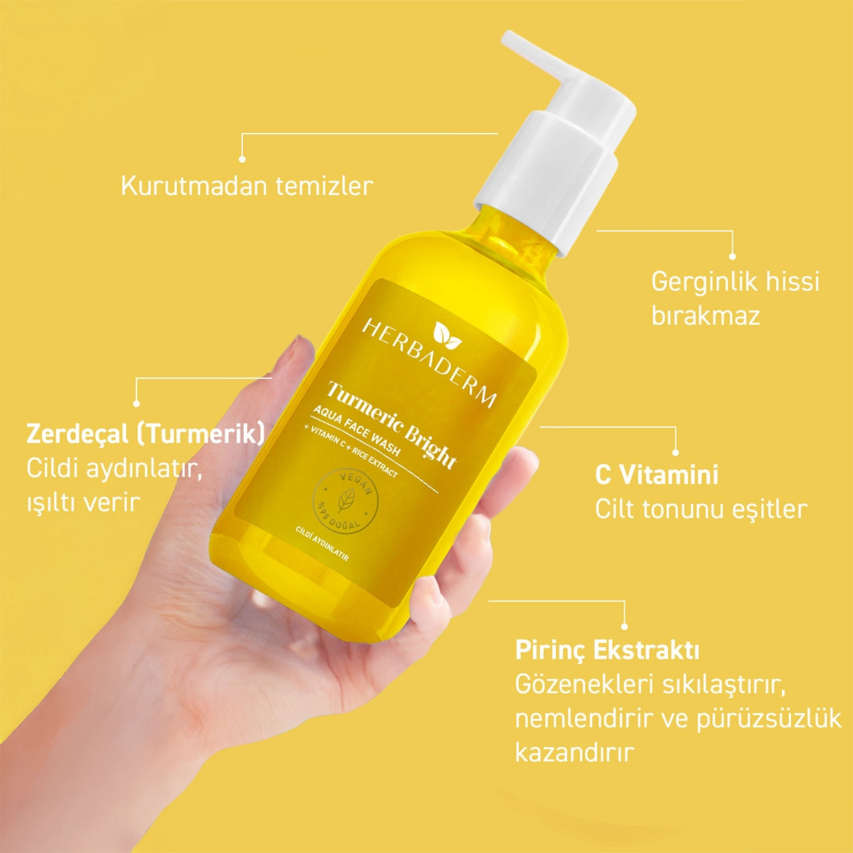 Turmeric Bright Aqua Yüz Temizleme Jeli 250 ml