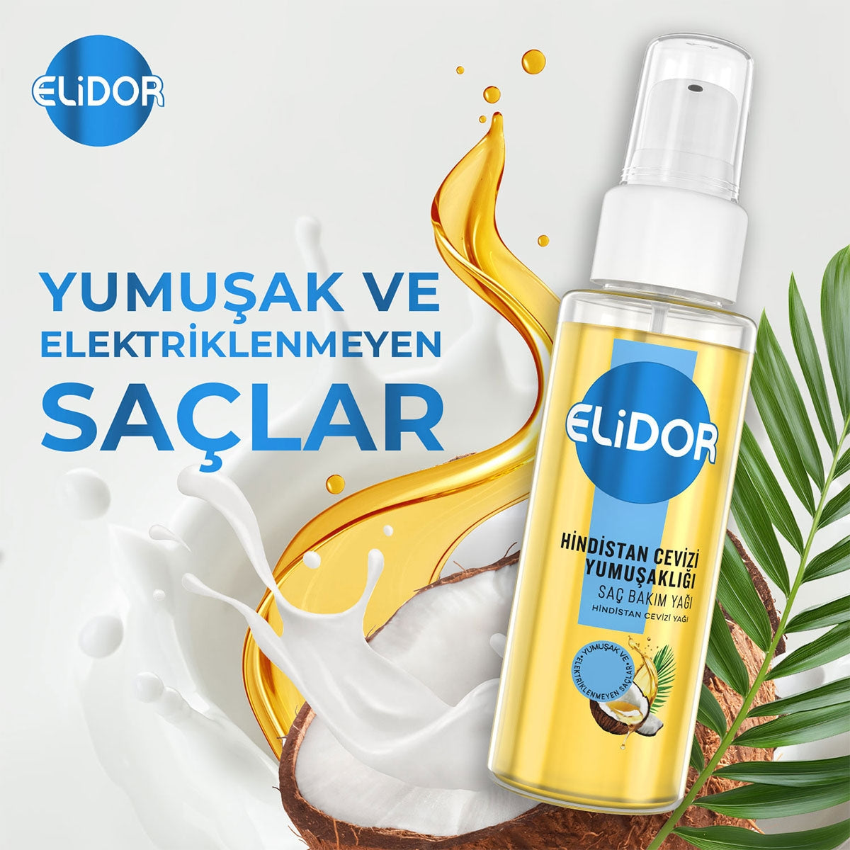 ELIDOR SAÇ YAĞI HINDISTAN CEVİZİ 80ML