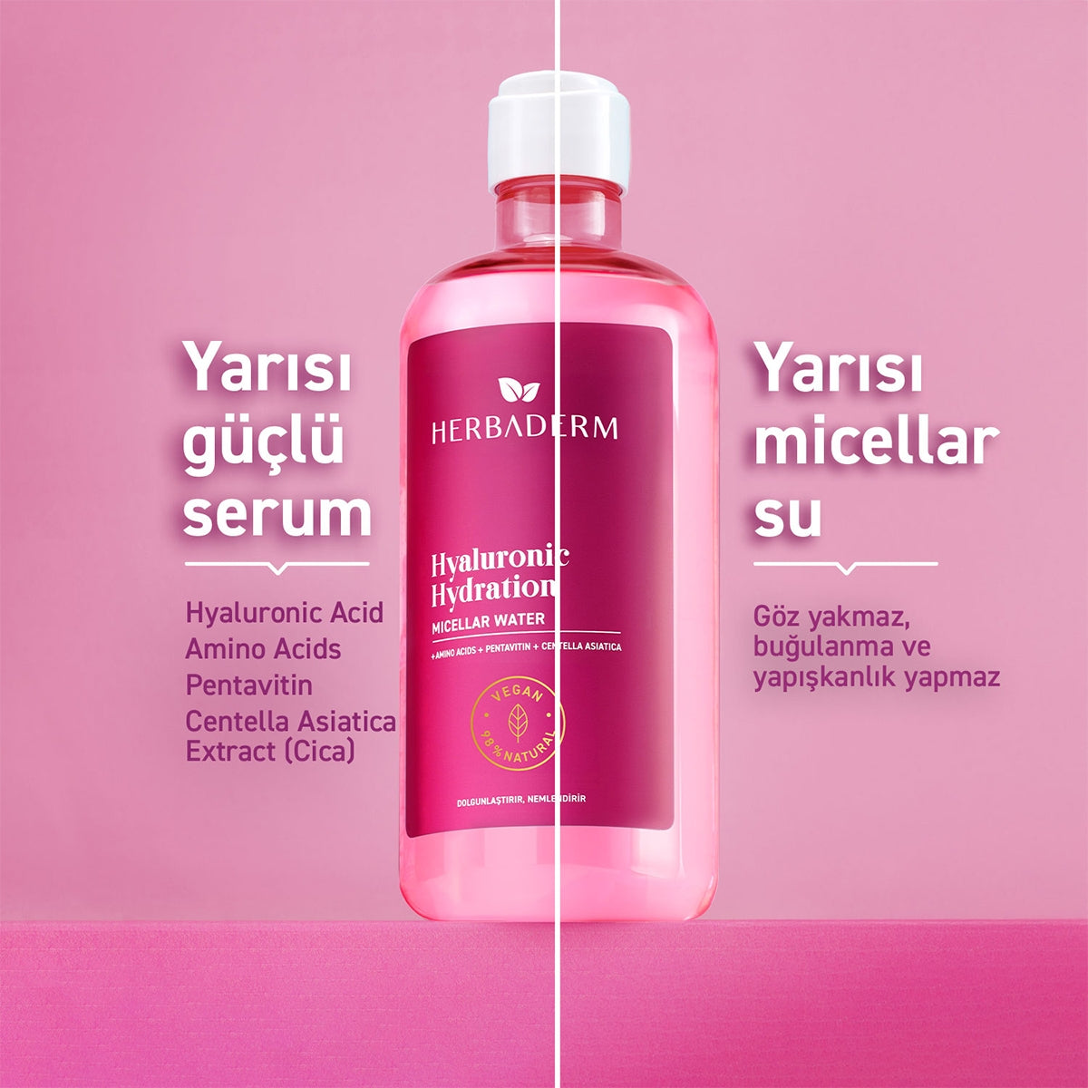 Hyaluronic Hydration Micellar Makyaj Temizleme Suyu 500 ml
