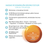 Mineral Sense Sun Fluid 50+SPF Mineral Dokunuş Likit Güneş Koruyucu Krem
40 ml