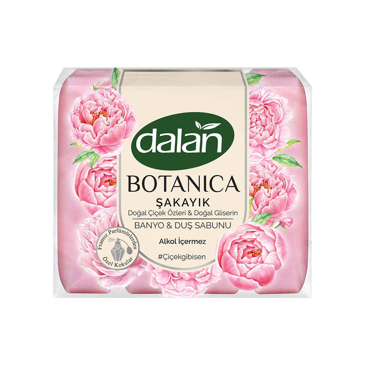 Dalan Botanica Şakayık Banyo ve Duş Sabunu 150 gr x 4