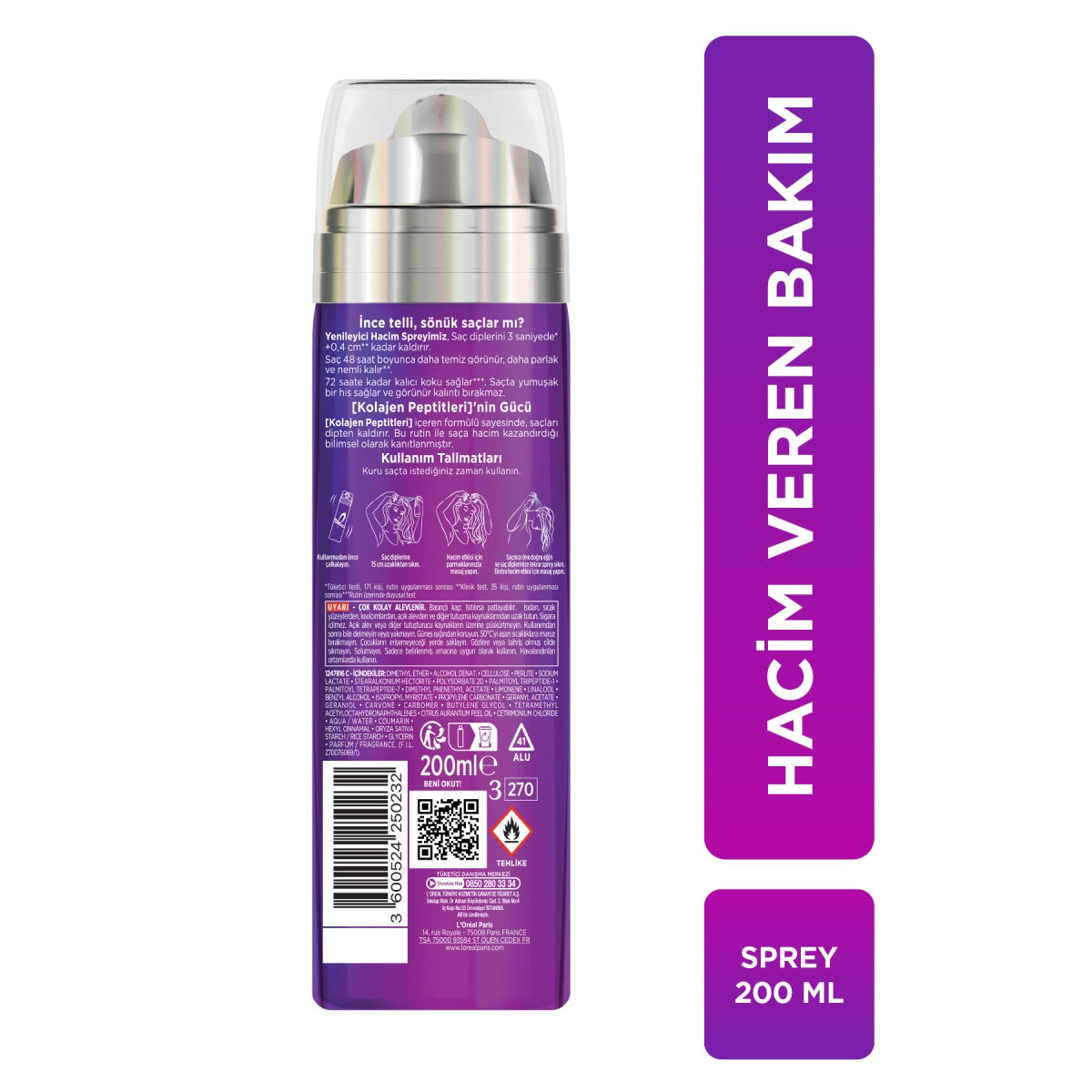 ELSEVE SAÇ SPREYİ COLLAGEN LIFTER 200ML