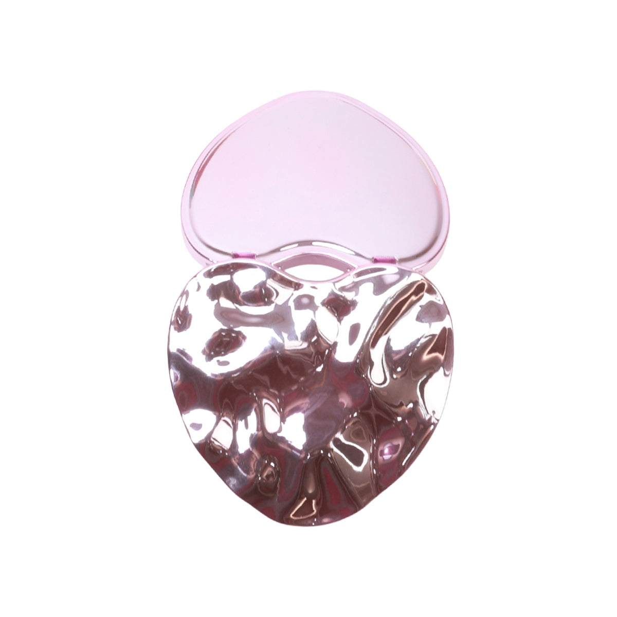Parlak Kalpli Çanta Aynası 9*8 Cm