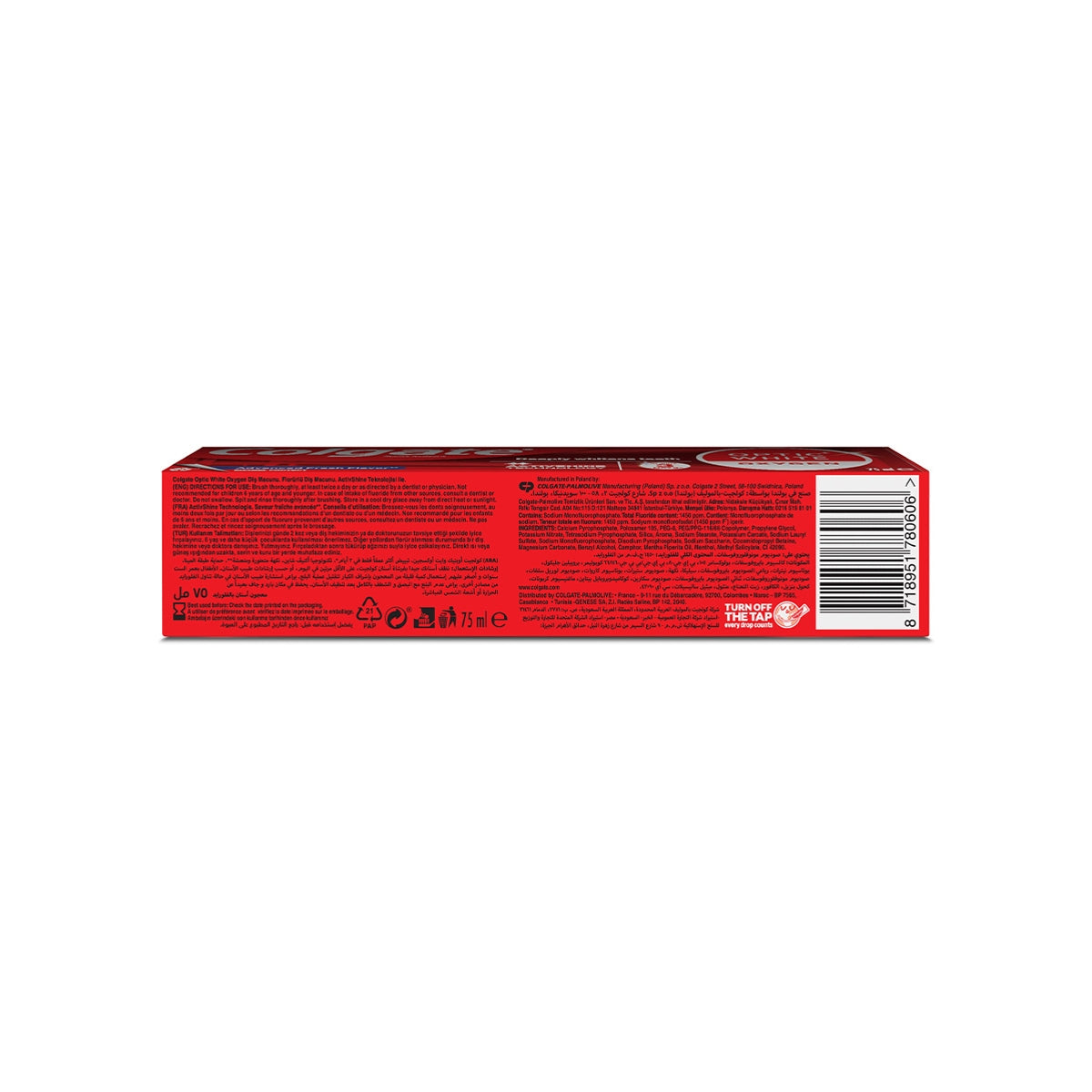 Colgate Optic White Oxygen Diş Macunu 75 ml