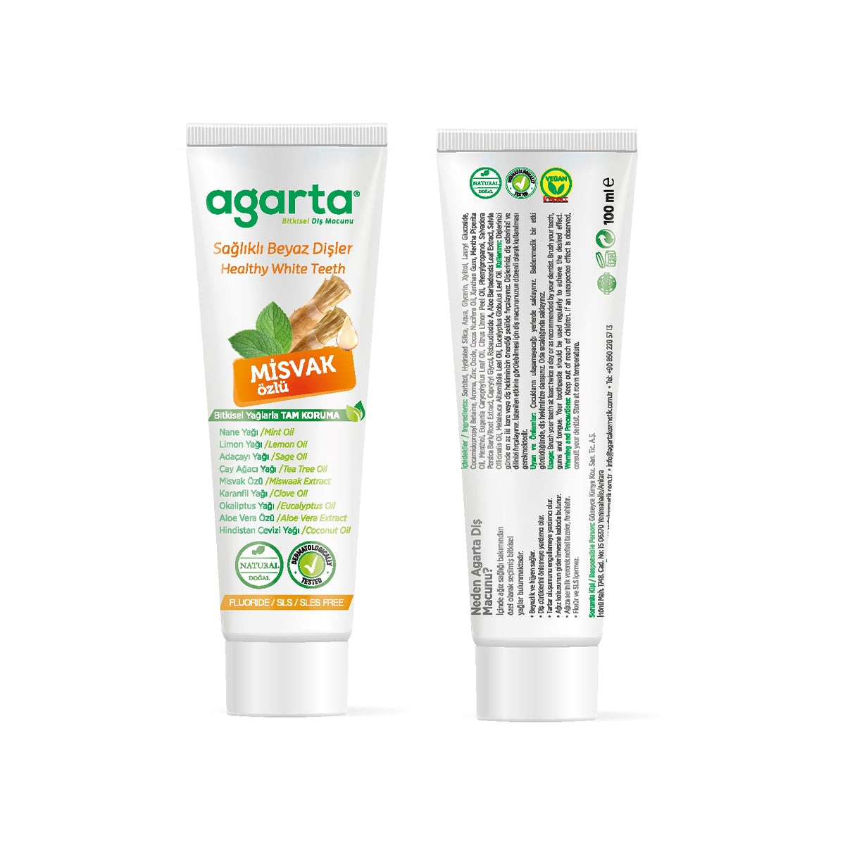 Doğal Misvak Özlü Diş Macunu 100 ml