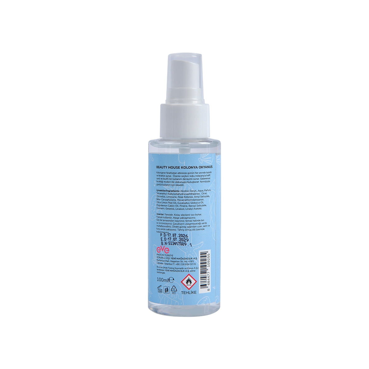 Kolonya Okyanus 100Ml