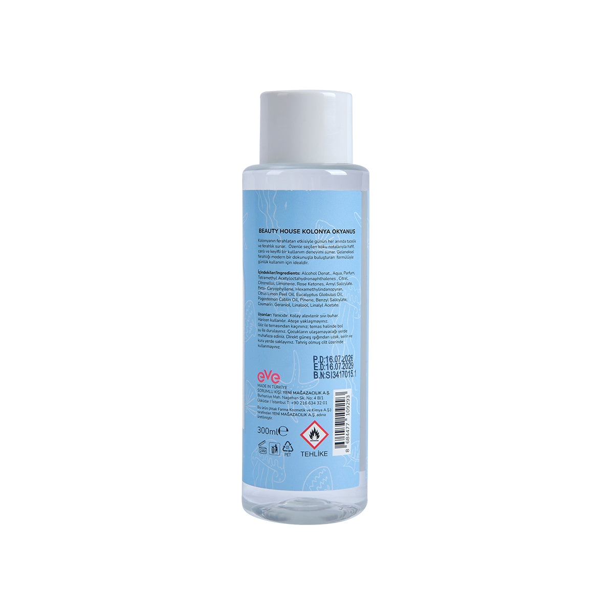 BEAUTY HOUSE KOLONYA OKYANUS 300ML