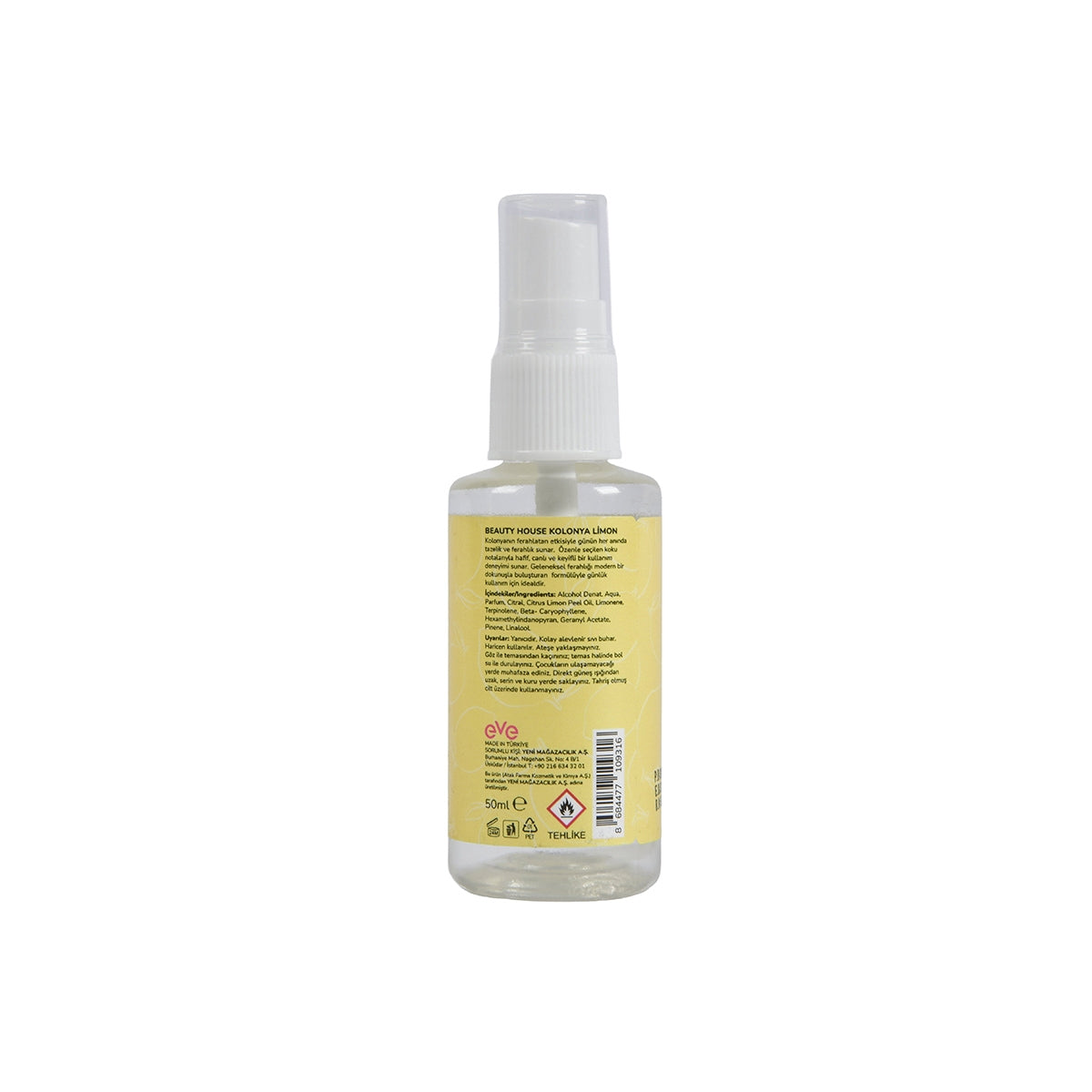 Kolonya Limon 50Ml